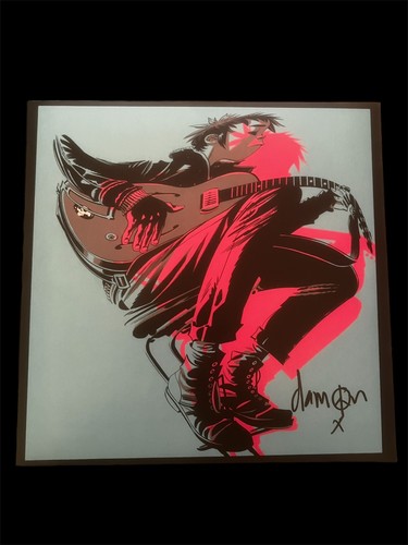 Damon albarn signed gorillaz - albarn,