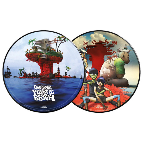 Gorillaz plastic beach 2lp - beach,